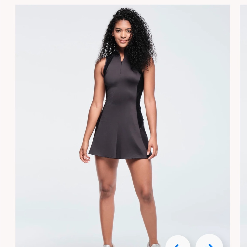 Zumba Wear Funscape Mock neck sleeveless dress